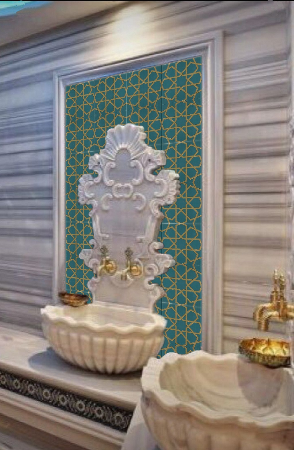 80X160 Kurna Başı Çini Karolar-9